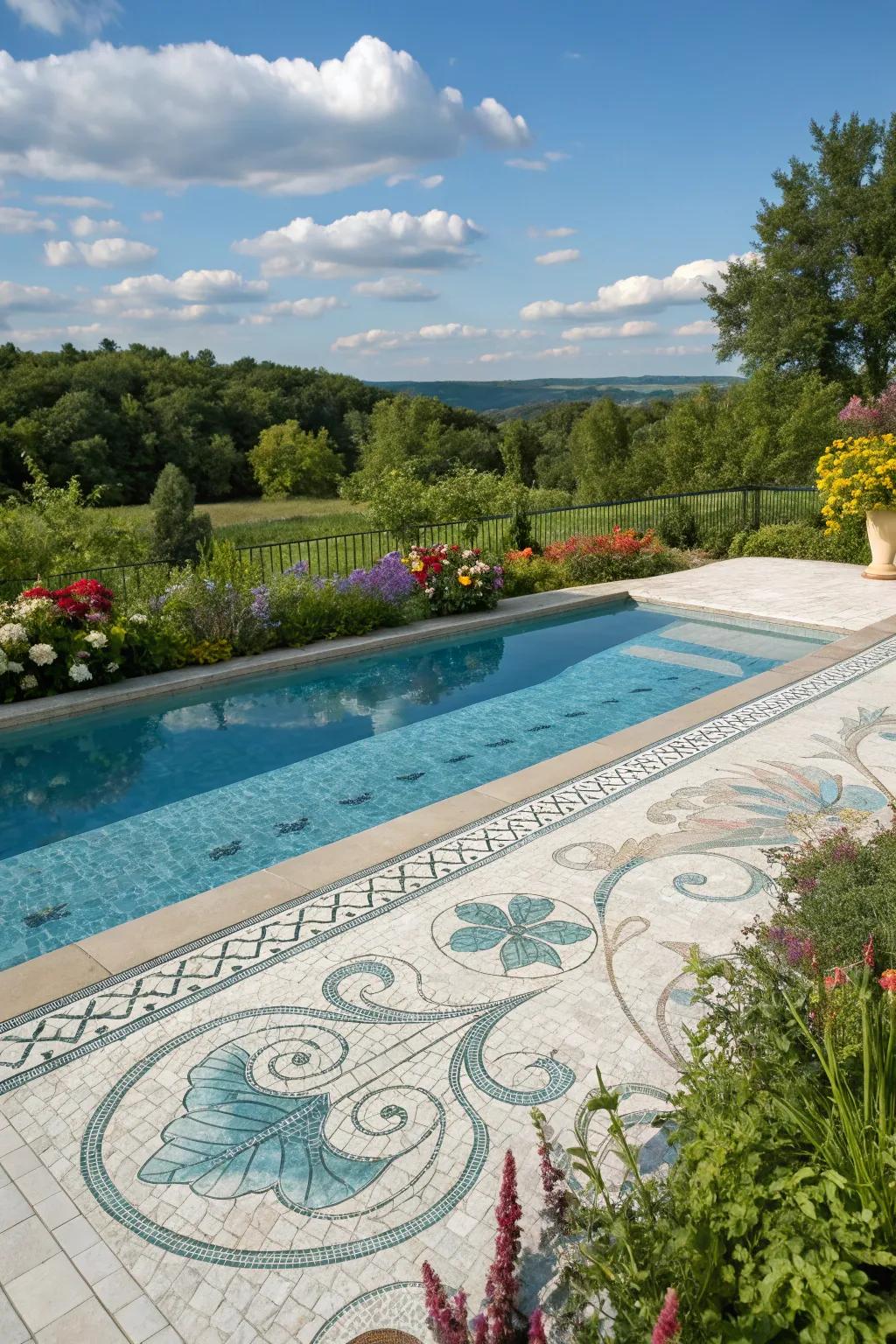 Unique designs offer a unique and personal pool style.