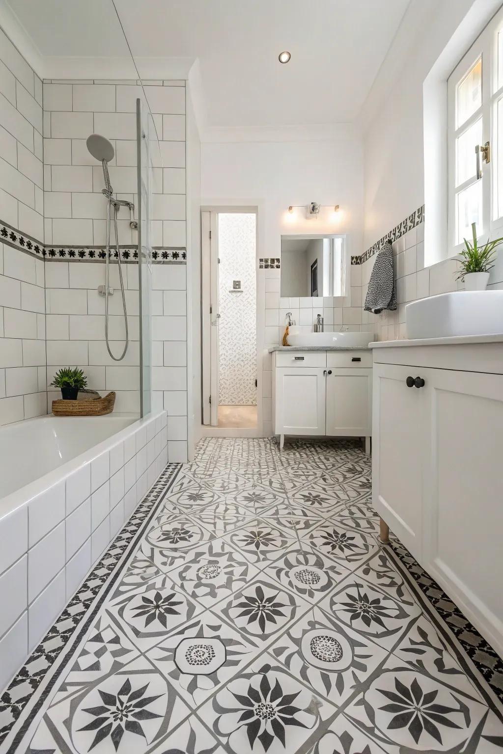 Geometric layouts incorporate a modern twist.