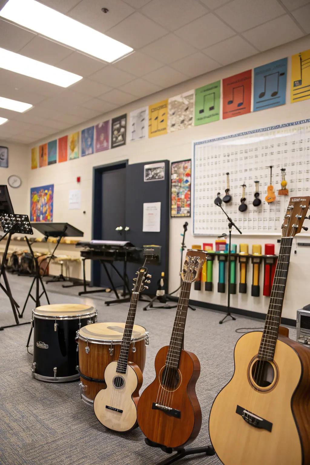 Portable instruments offer flexibility in small spaces.