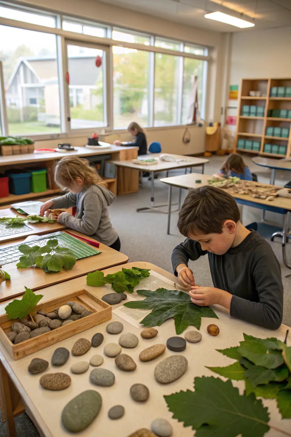 Nature-predicated instruments foster hands-on educational encounters.