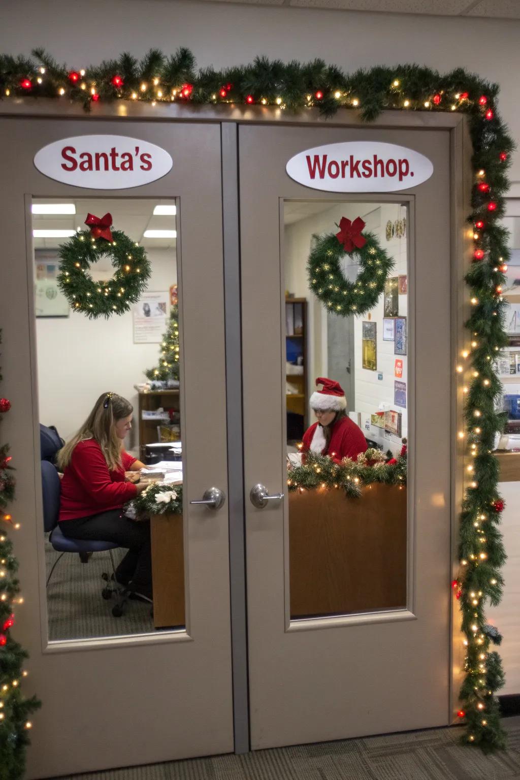 Santa's Creation Hub brings the giving spirit directly to your office.