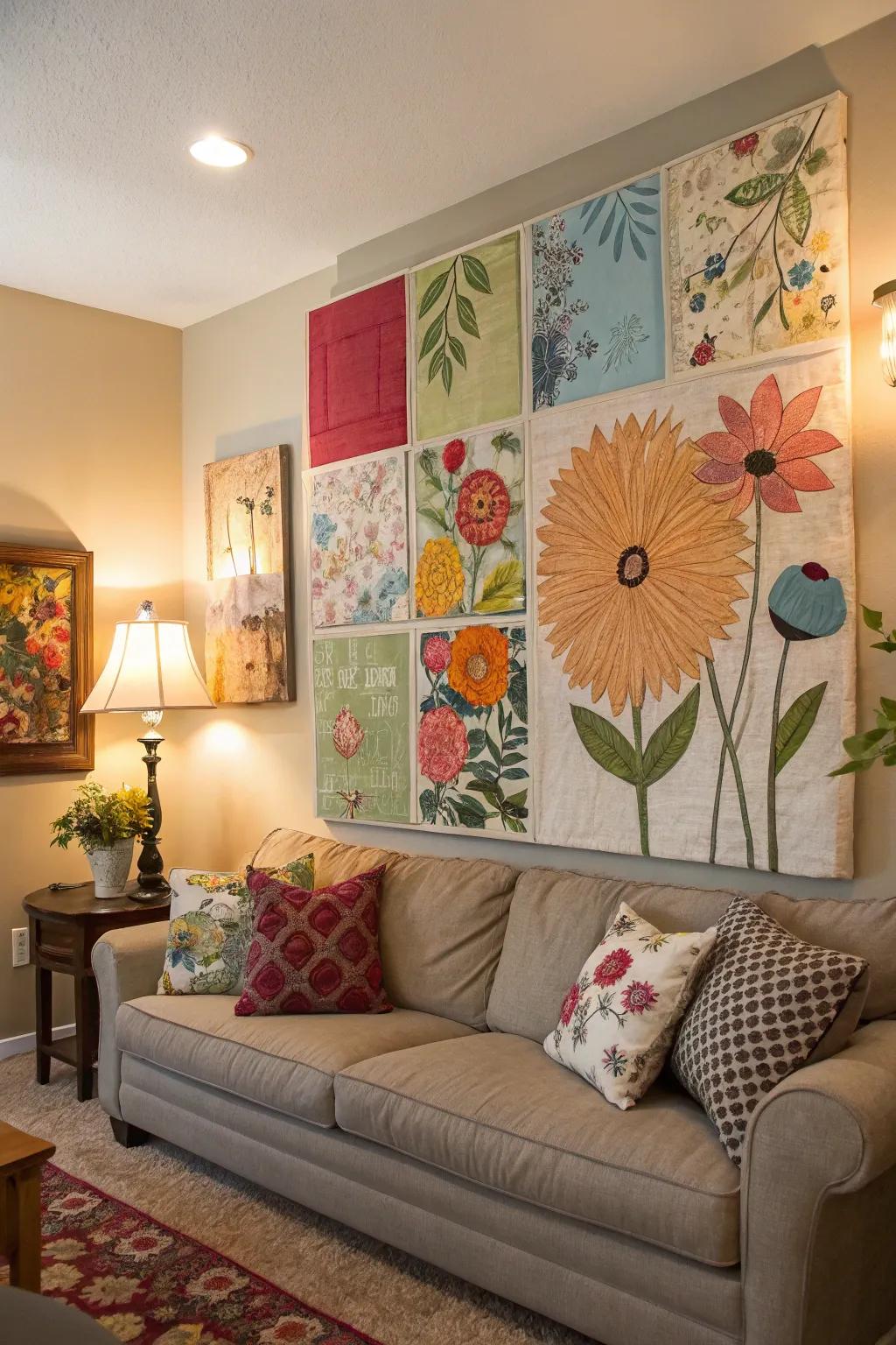 Infinite creative options are available with mixed media collages.