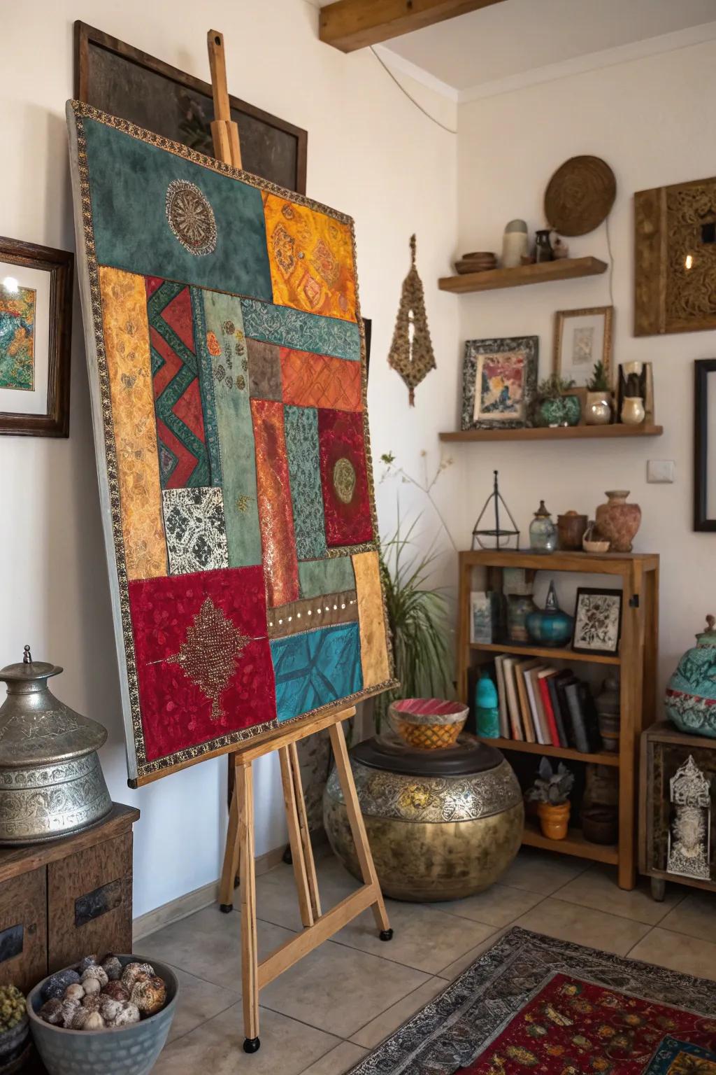 A symphony of materials and creativity.