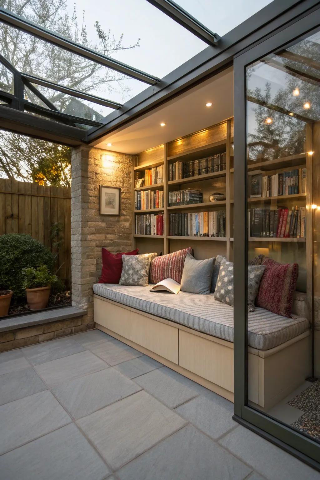 Relax in a cozy corner made just for you.
