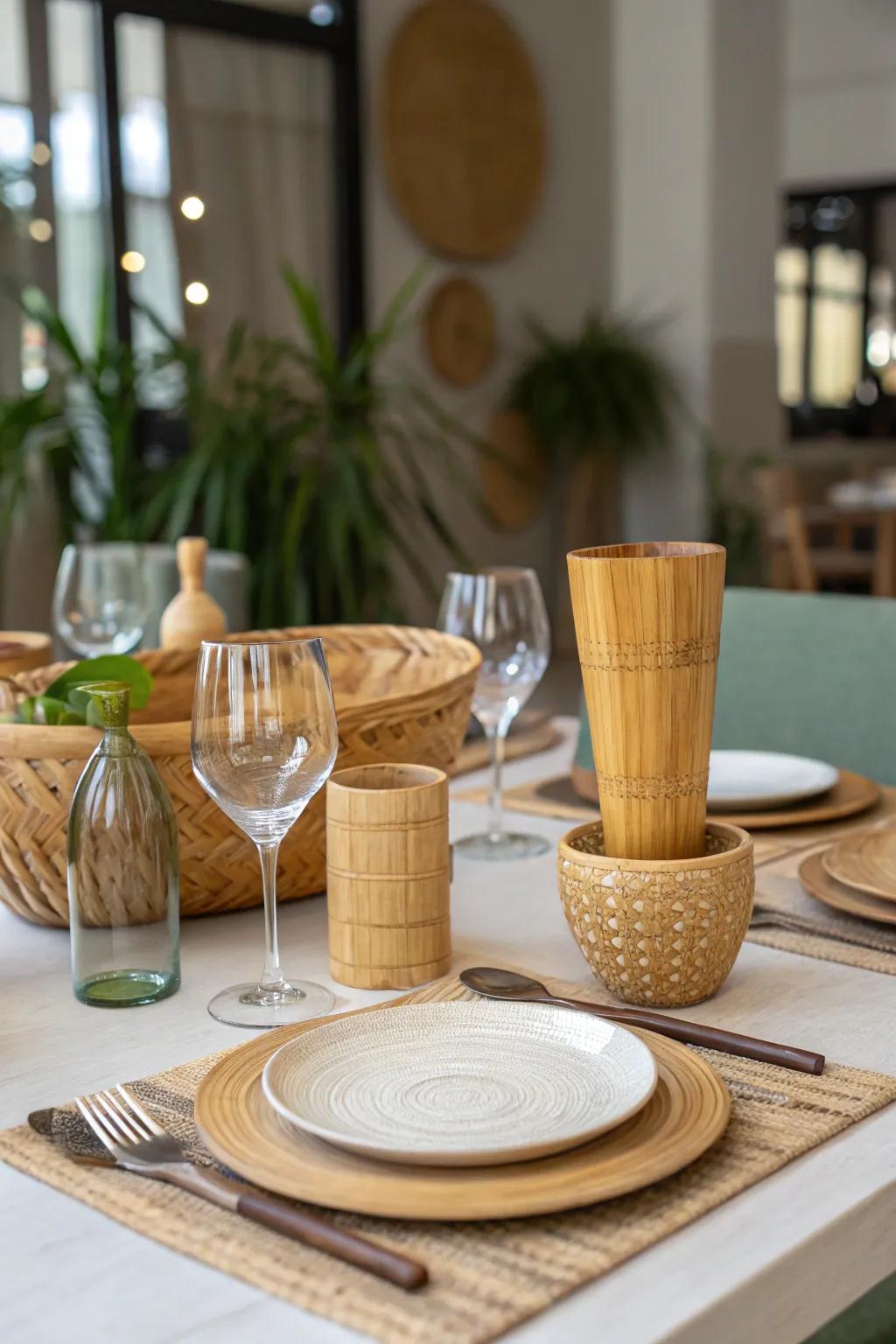 Dine responsibly with green appeal.