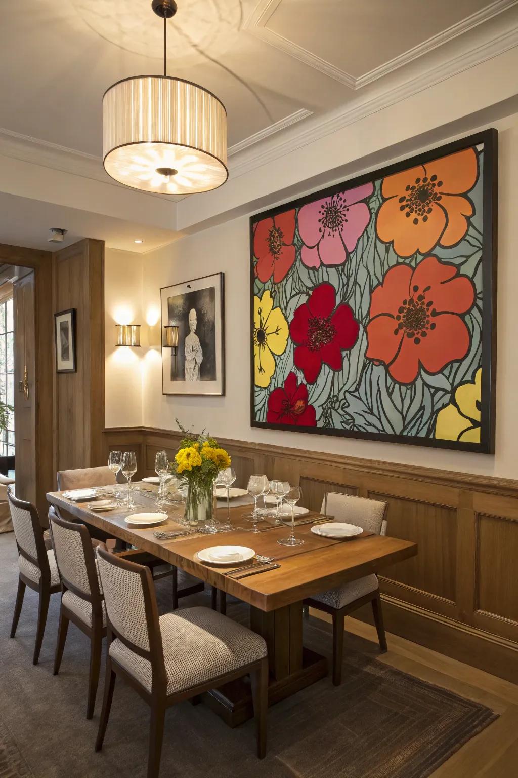 Fill nature with bold pop art flair.
