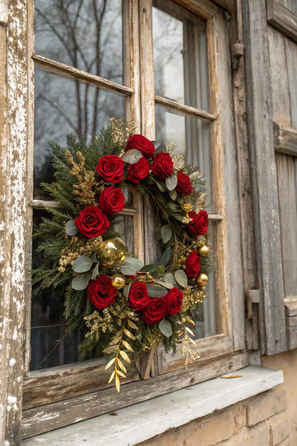 Whimsical and romantic with festive florals.