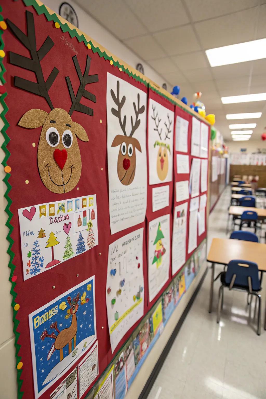 Deer art projects showcase learner ingenuity.