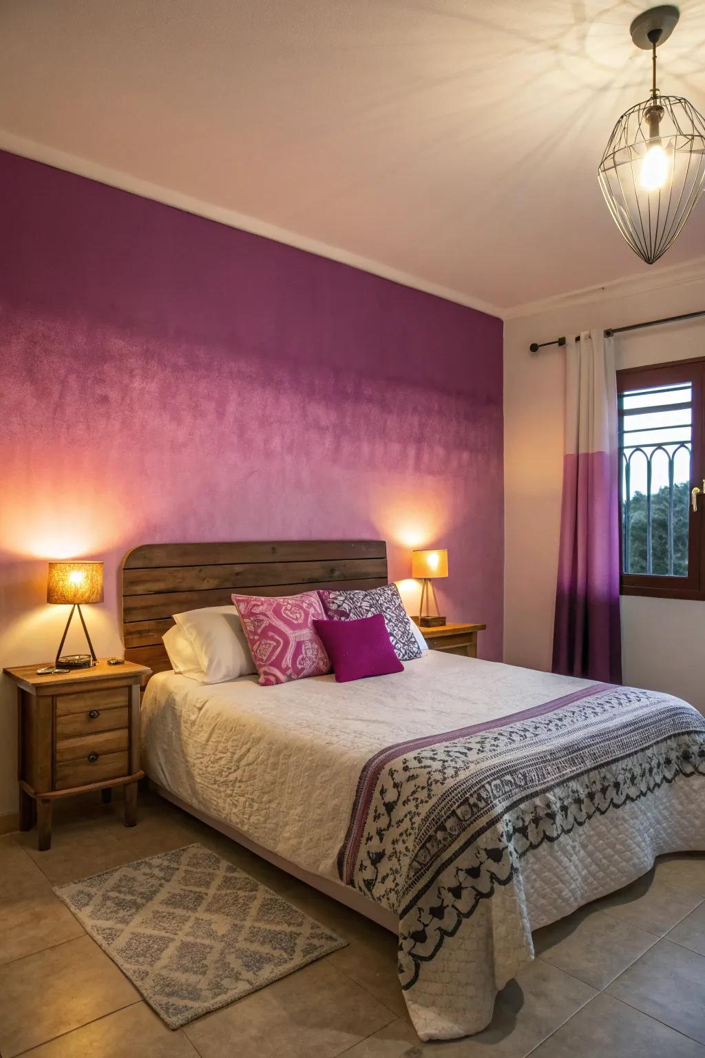 Ombré effects provide a soft, calming gradient.