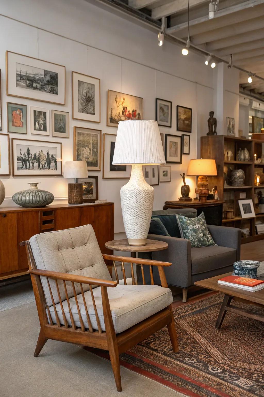 A blend of classic and modern pieces fashions a dynamic look.