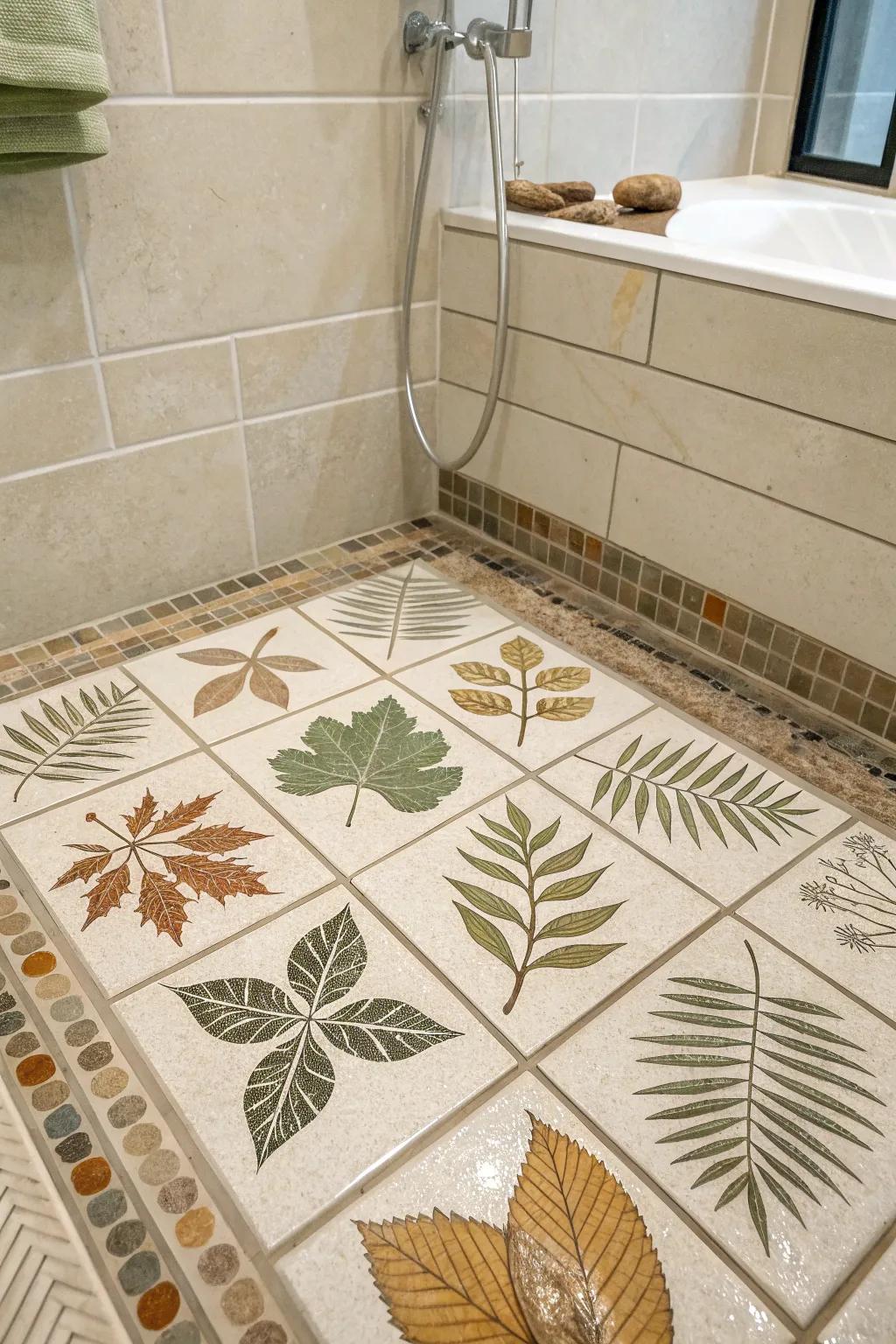 Biophilic designs foster a deeper connection with nature in your shower.