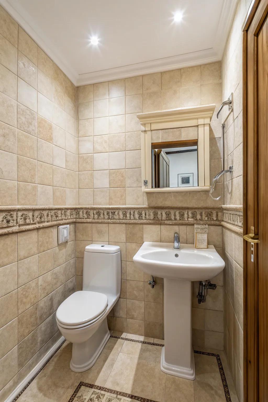 Subtle colors offer versatility and tranquility.