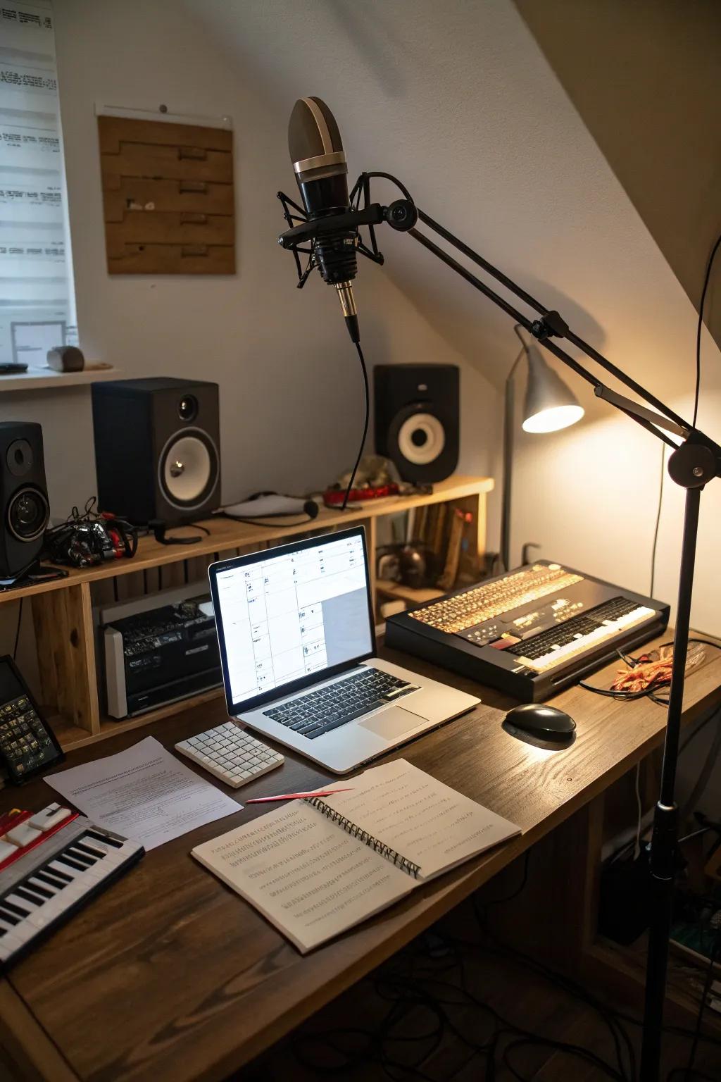 Integrated desk illumination offers focused lighting, reducing eye strain.