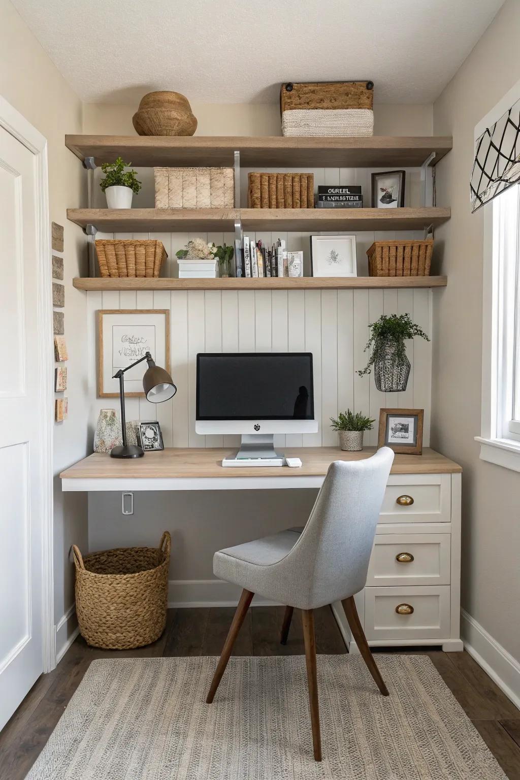 Symmetry offers a sense of harmony to your workspace.