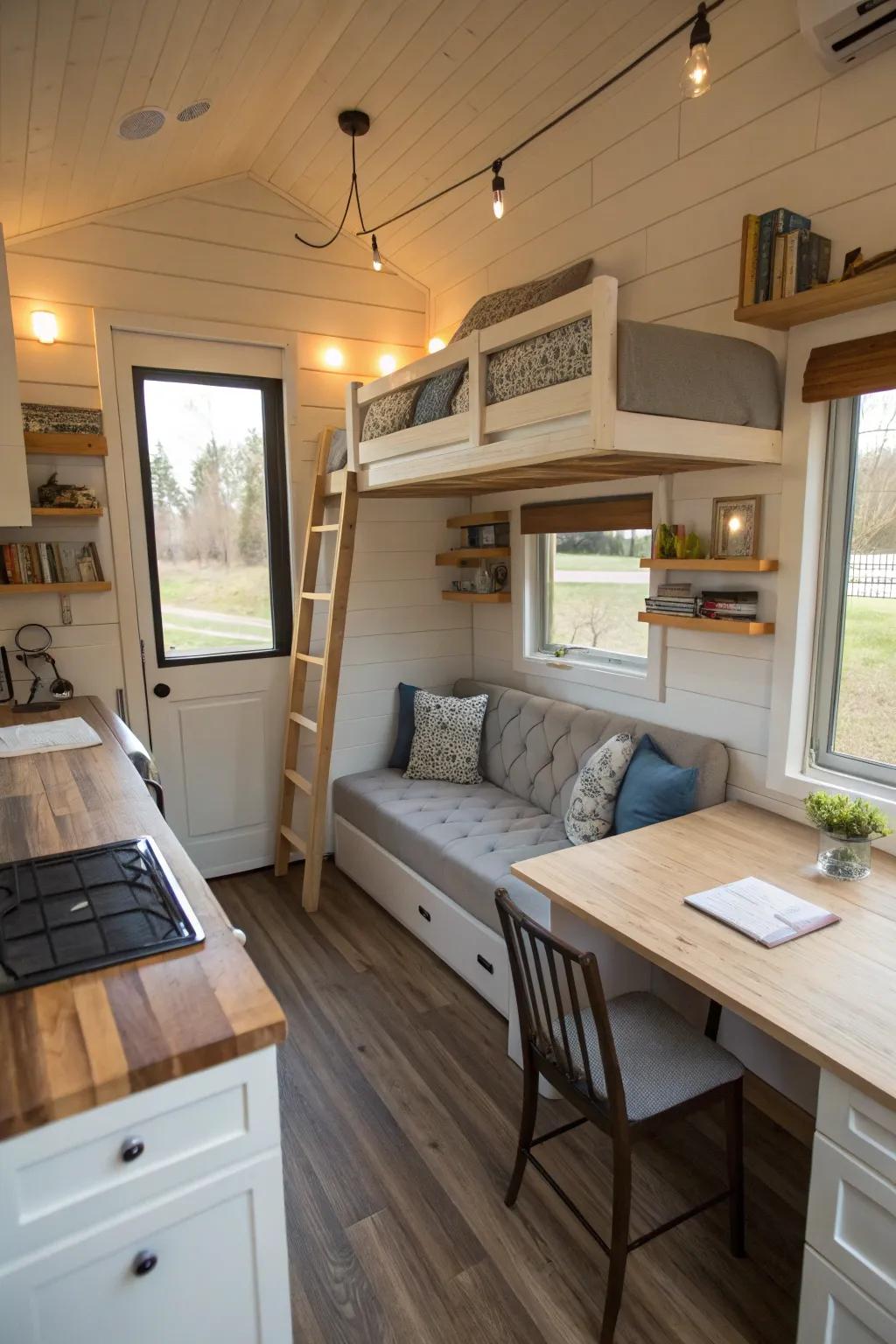 Multi-purpose decor is crucial for adaptable and effective compact living.