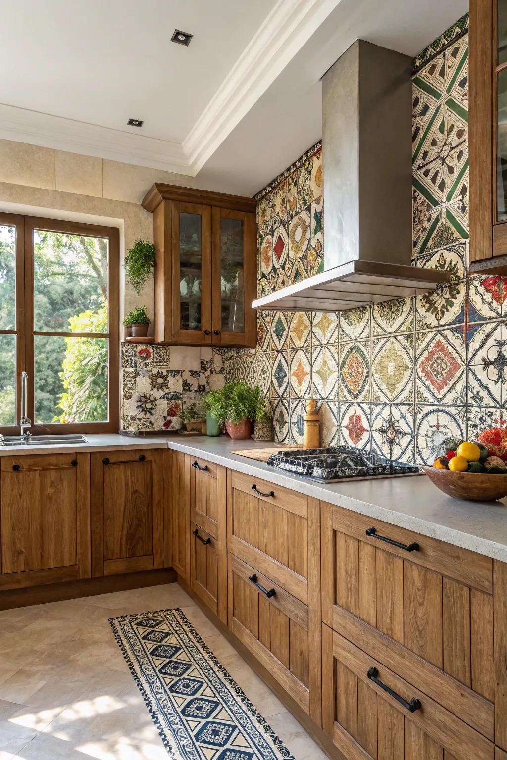 Tribal prints channel a rich cultural legacy into your kitchen.