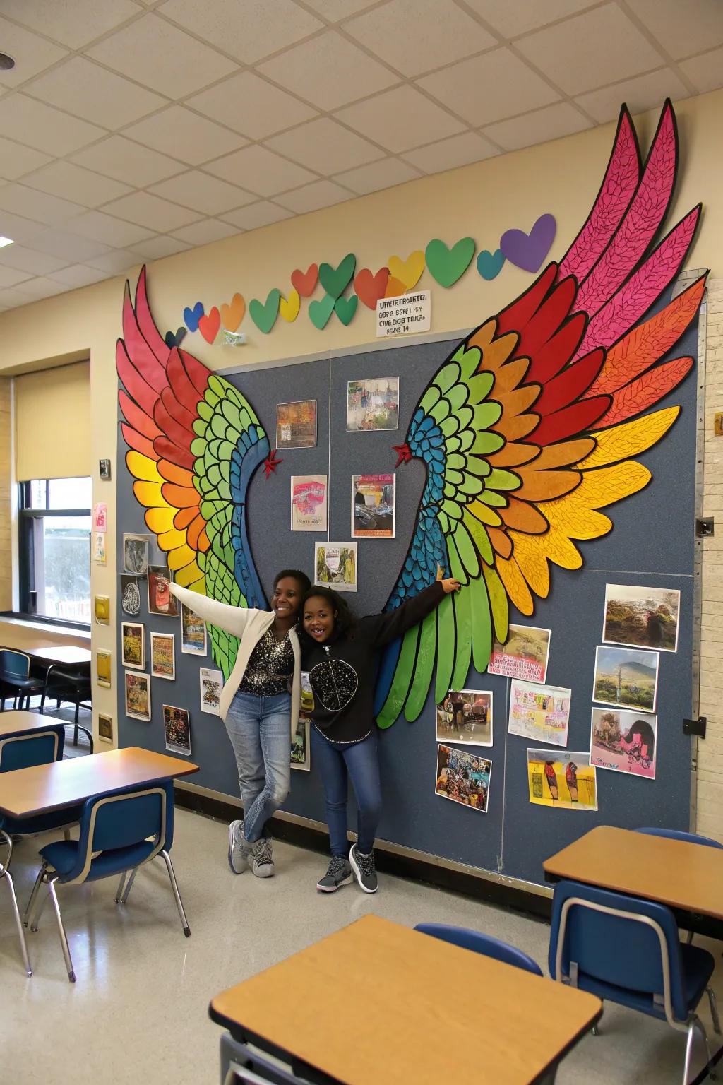 Spread your wings and dream big with this inspiring board.