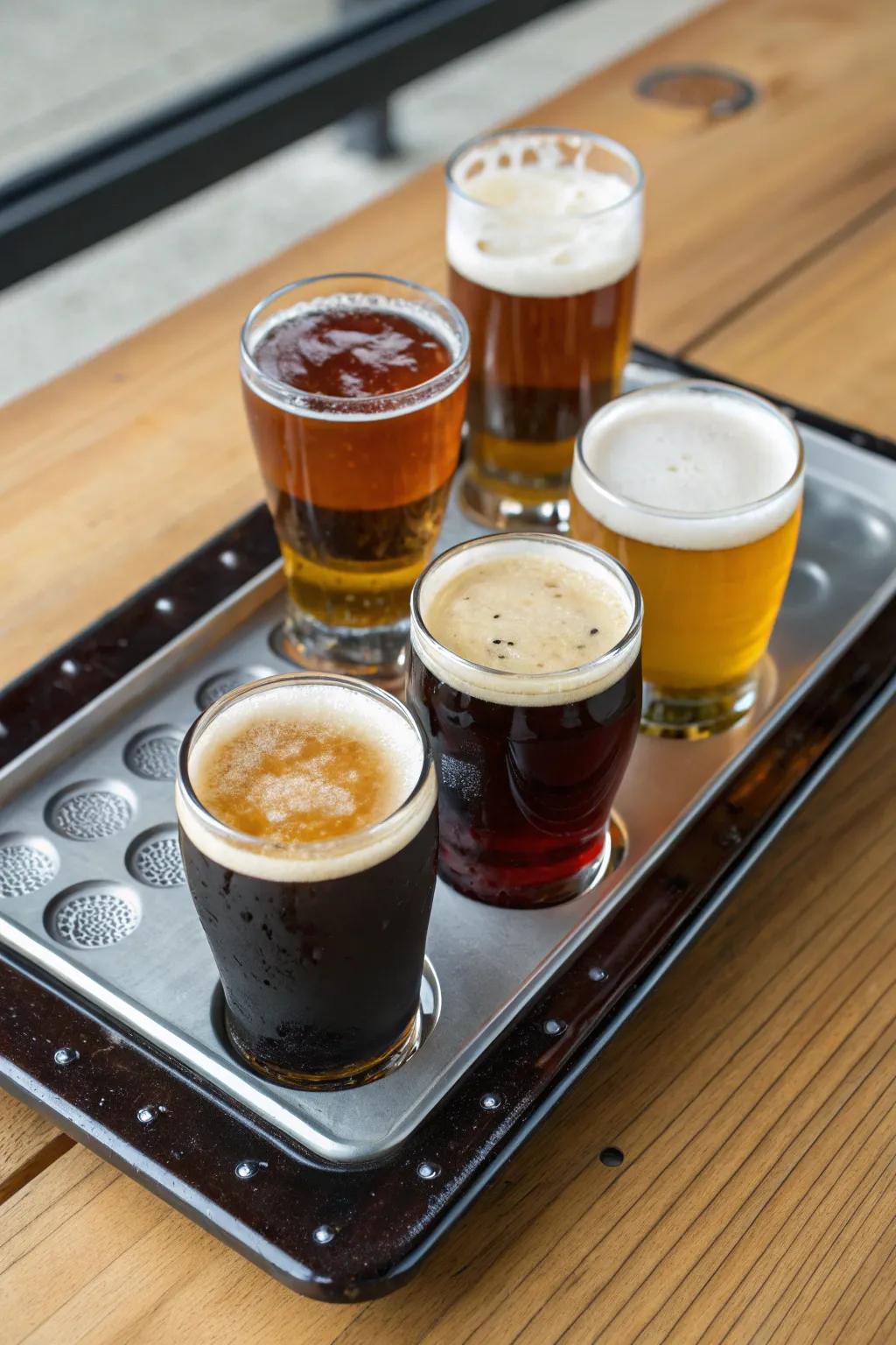An Irish brew sampler offers a tour of Ireland’s finest brews.