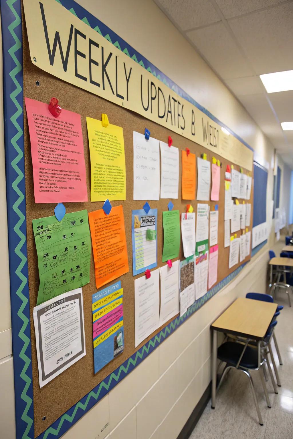 Weekly briefings keep the board dynamic and current.