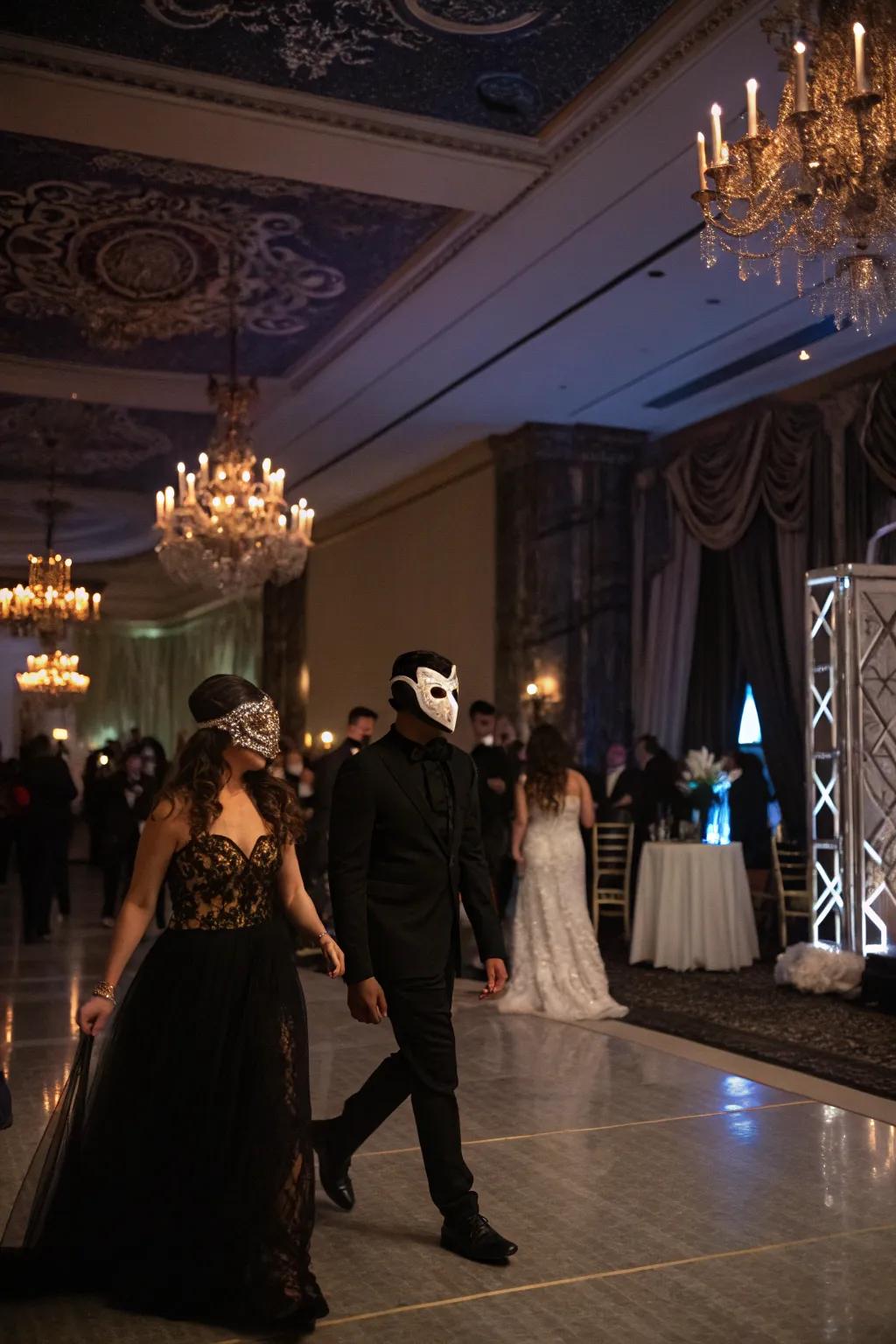 Add mystique and elegance with a masked ball at home.