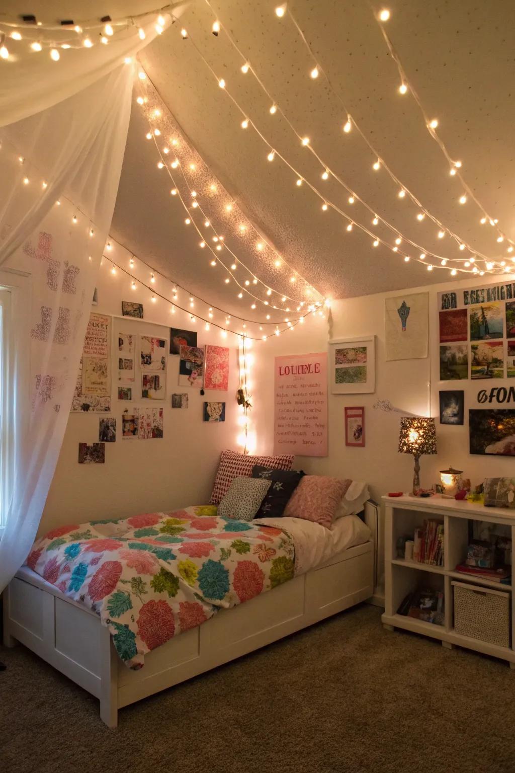 Fairy lights add a magical, cozy radiance to a tween's personal space. <strong><em>Cozy charm!</em></strong>” loading=”lazy” class=”pimg”>
	</picture><figcaption>Fairy lights add a magical, cozy radiance to a tween’s personal space. <strong><em>Cozy charm!</em></strong></figcaption></figure>
<p>Employ fairy lights to contribute a magical radiance and a hint of whimsy. This simple addition can transform a space, and I’ve seen it become a tween favorite for its cozy ambiance. <strong><em>Magical moments!</em></strong></p>
<h3>Maybe worth checking out:</h3>
<ul class=