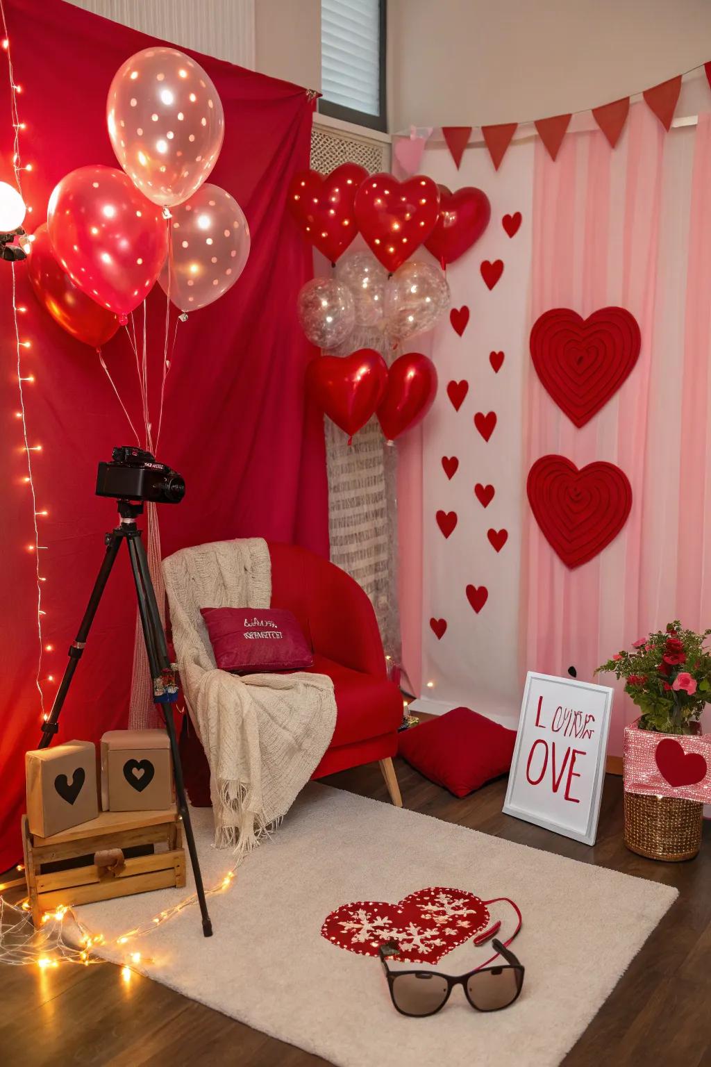 Capture memories with a fun DIY photo booth.