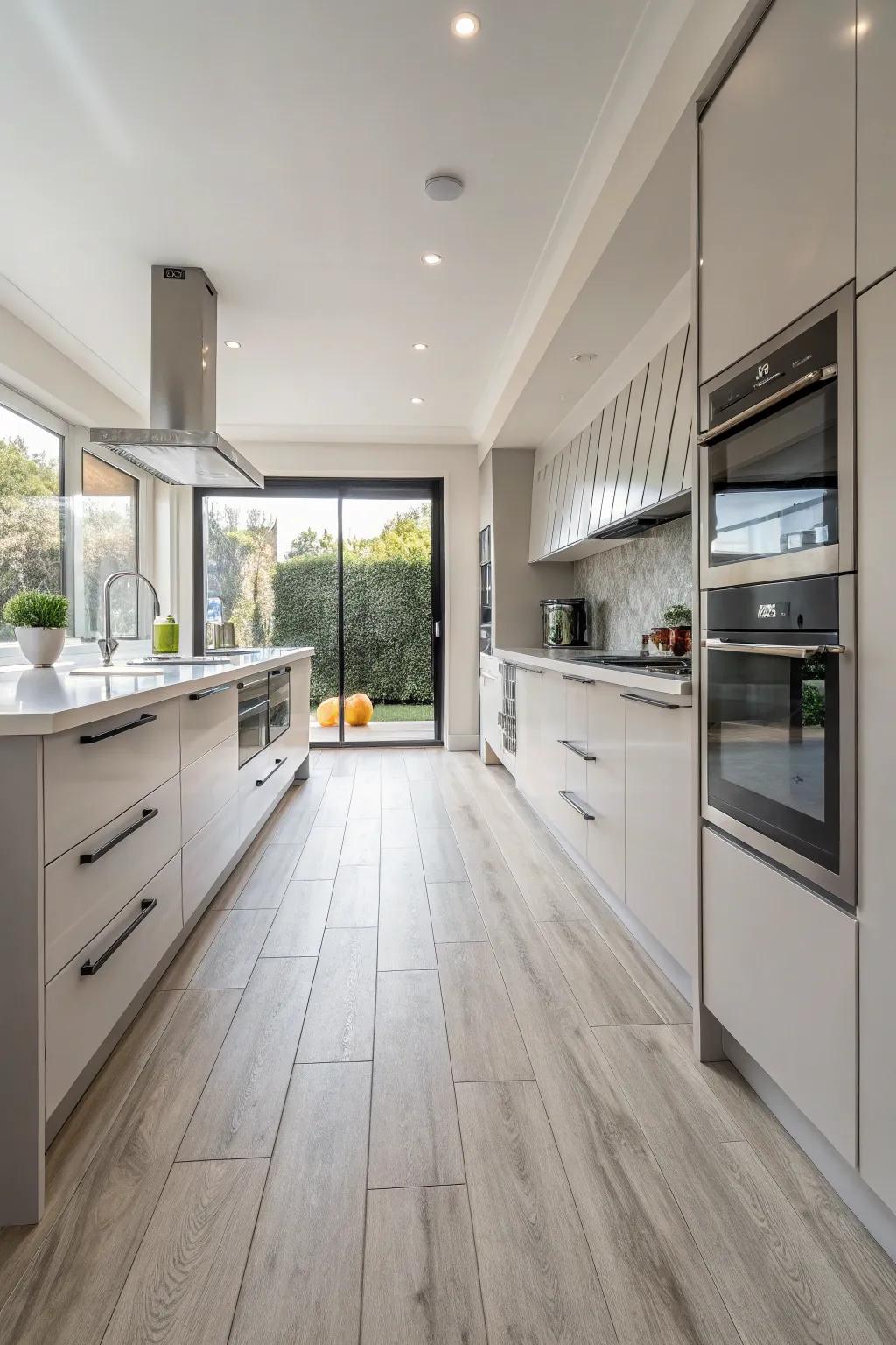 Water-resistant vinyl is a lifesaver in moisture-prone areas.