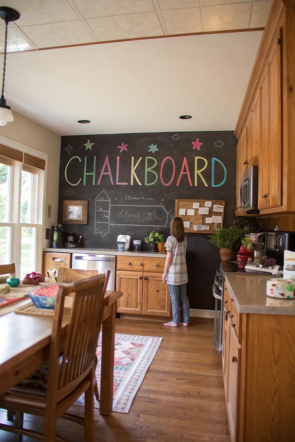 Writing boards combine fun and function in your decor.