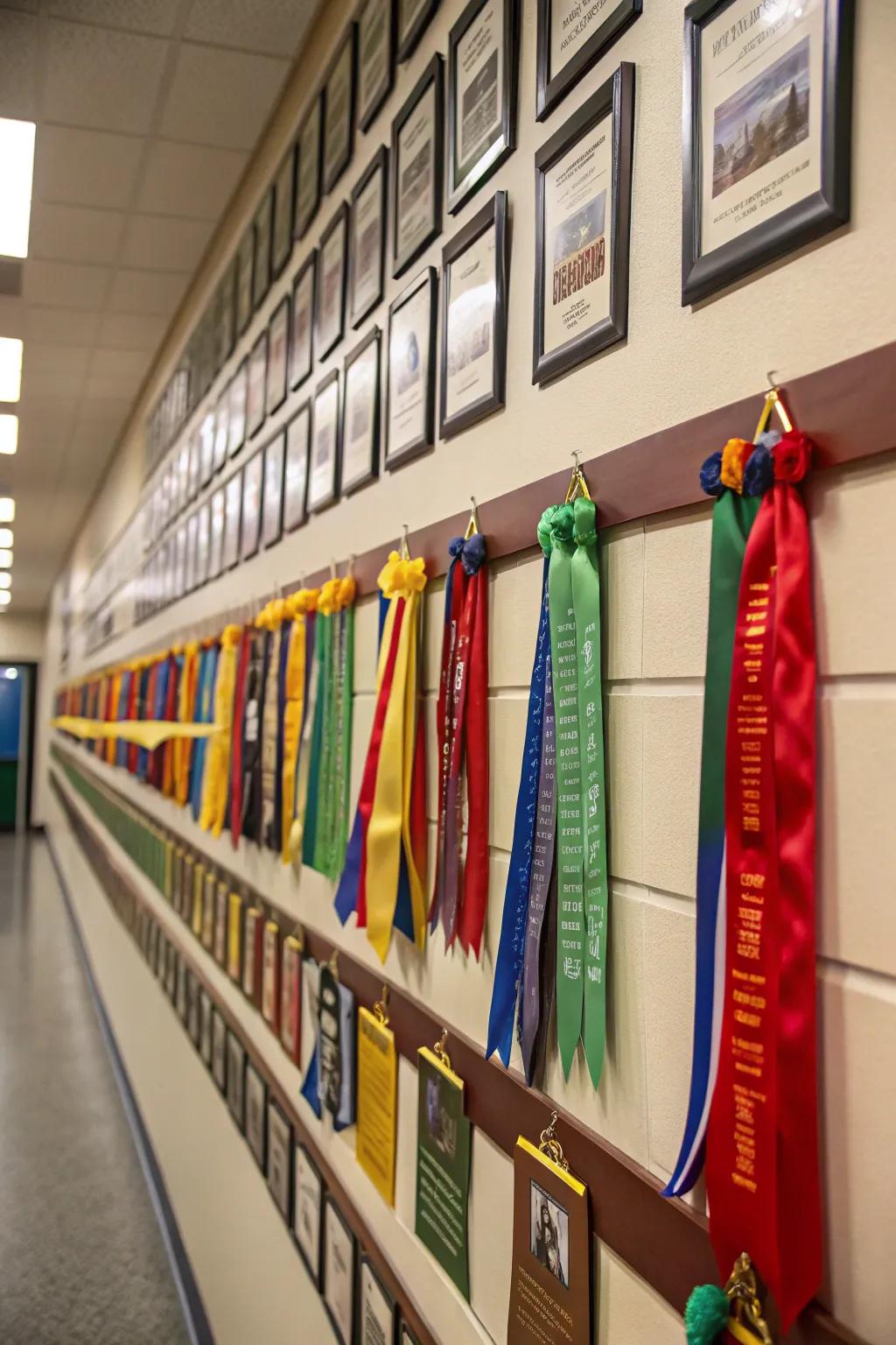 Frames with openings make it simple to update your ribbon display.