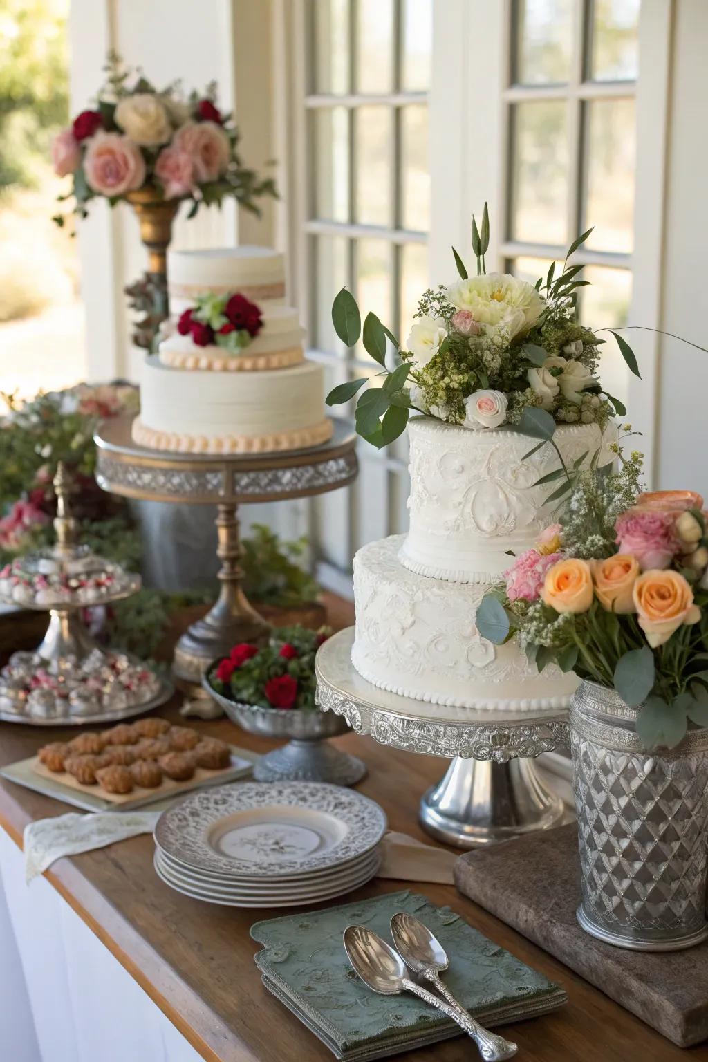 A varied mix of styles creates visual interest.