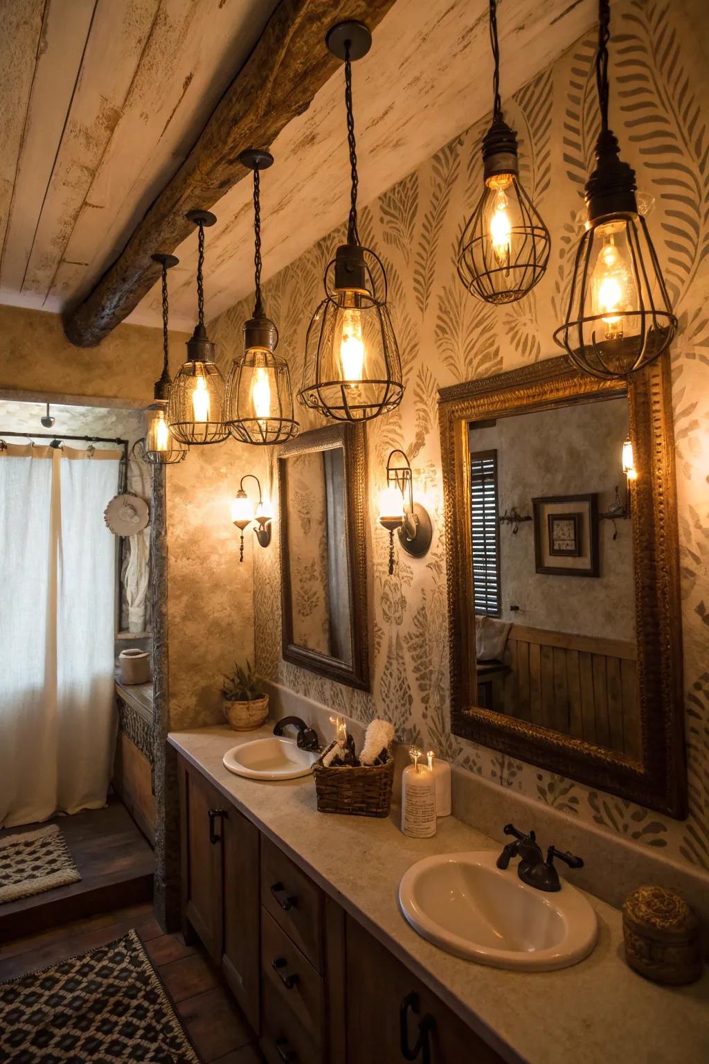 Warm illumination enhances the cozy sensation of your area.