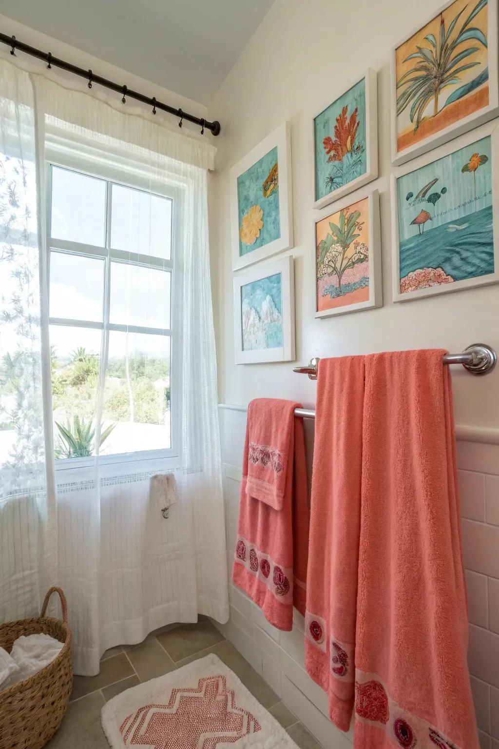 A burst of color infuses character into the location.