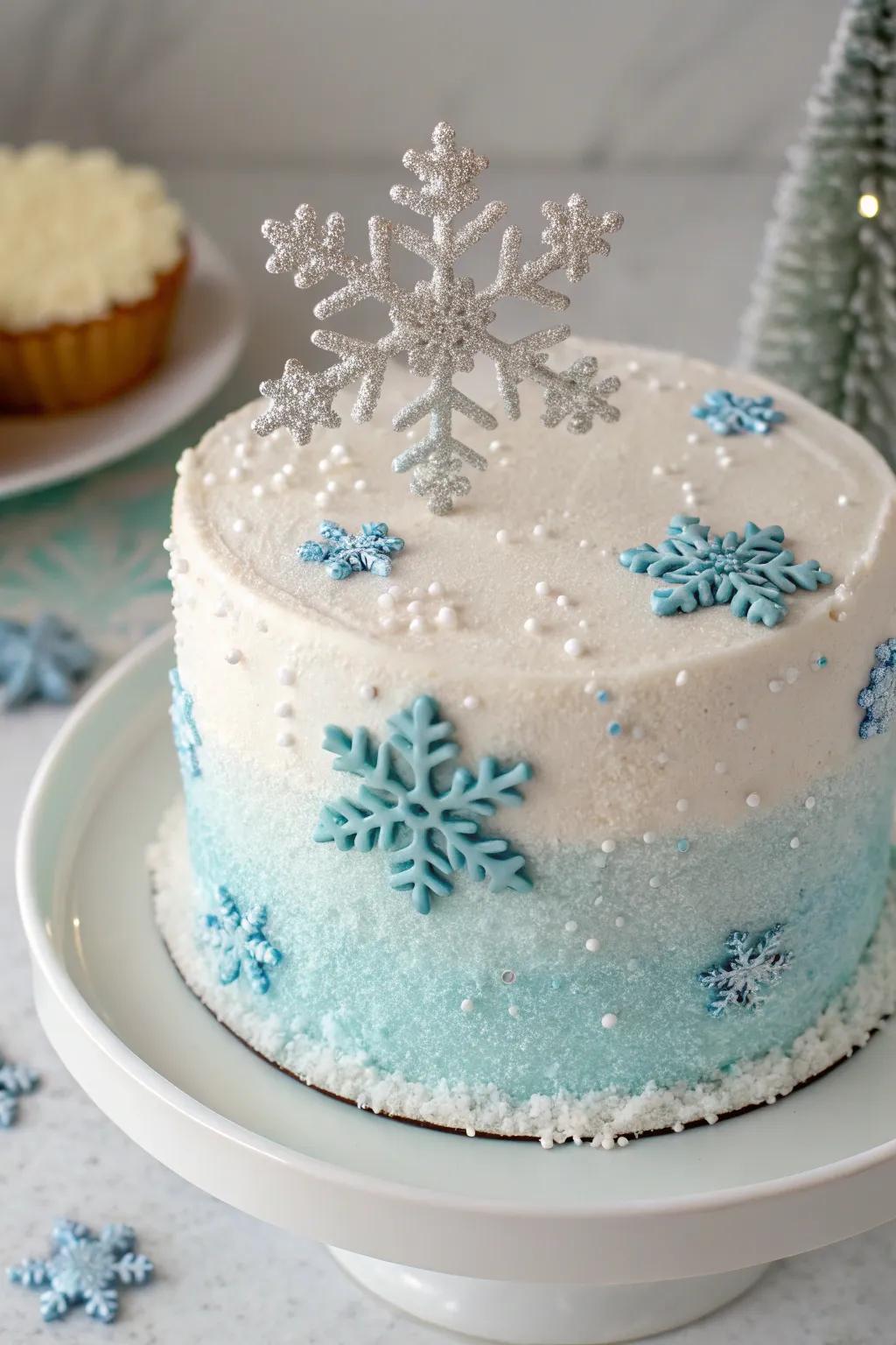 A stunning confection that captures the winter spirit.