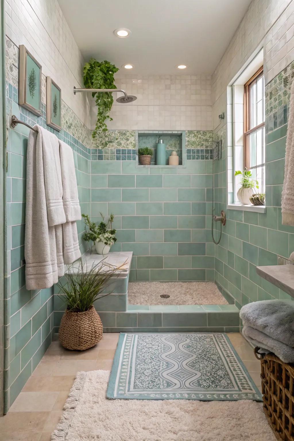 A soft palette fosters a serene, open feel.