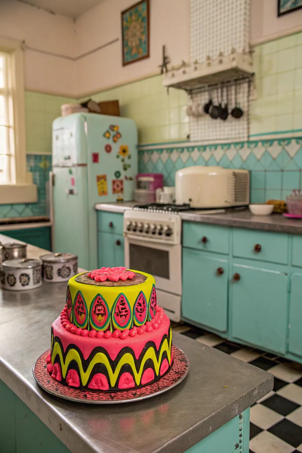Past era cakes introduce an enjoyable and nostalgic touch to anniversaries.