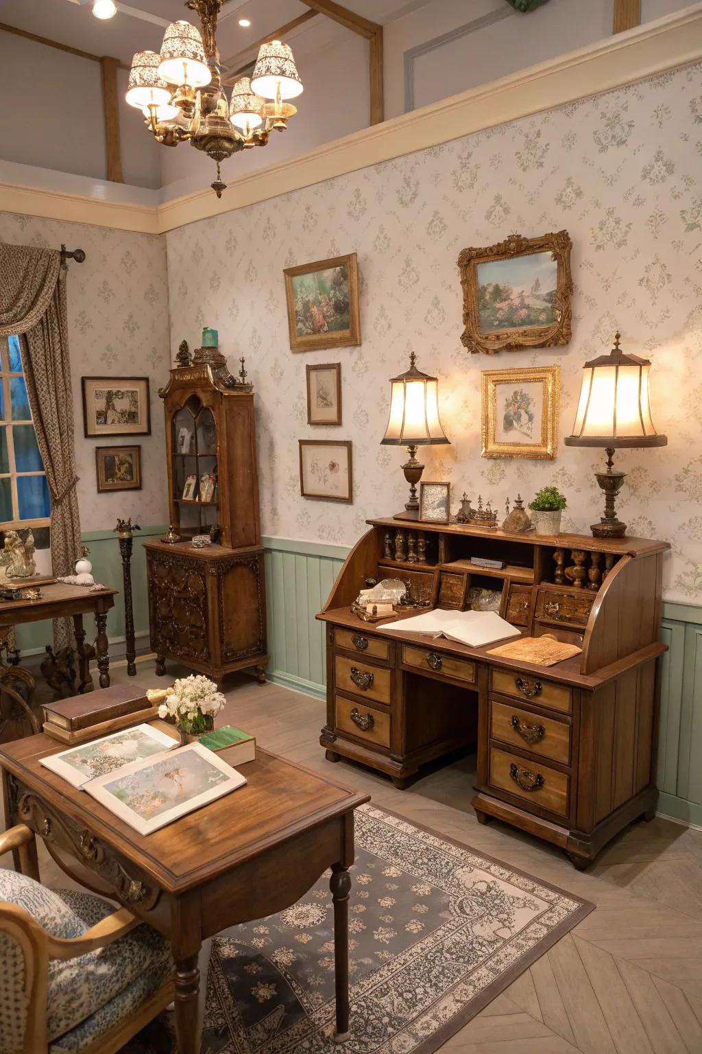 Time-worn polish adds complexity to your space.
