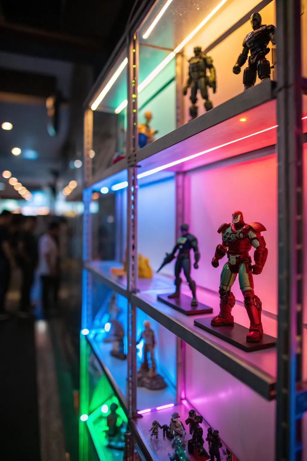 Colored brightening establishes the ambiance and accentuates your assortment.