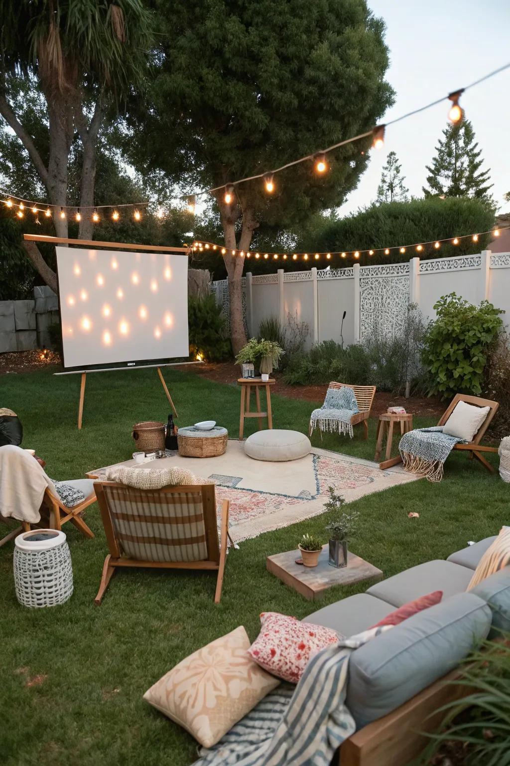 Garden stools provide convenient and space-saving seating.