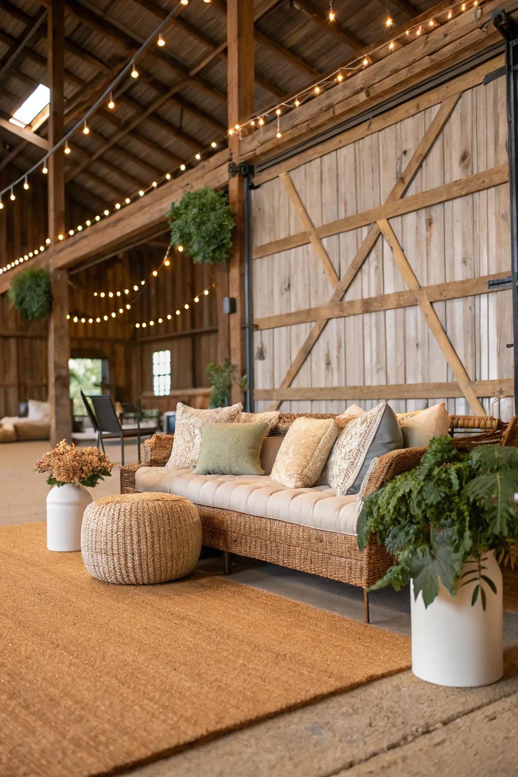 Cork floors offer an eco-conscious, comfortable option.