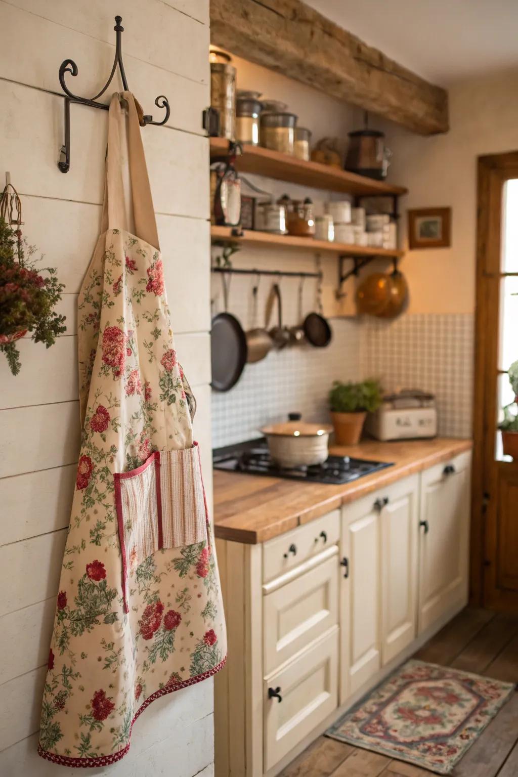 Vintage-inspired aprons make cooking a stylish affair.