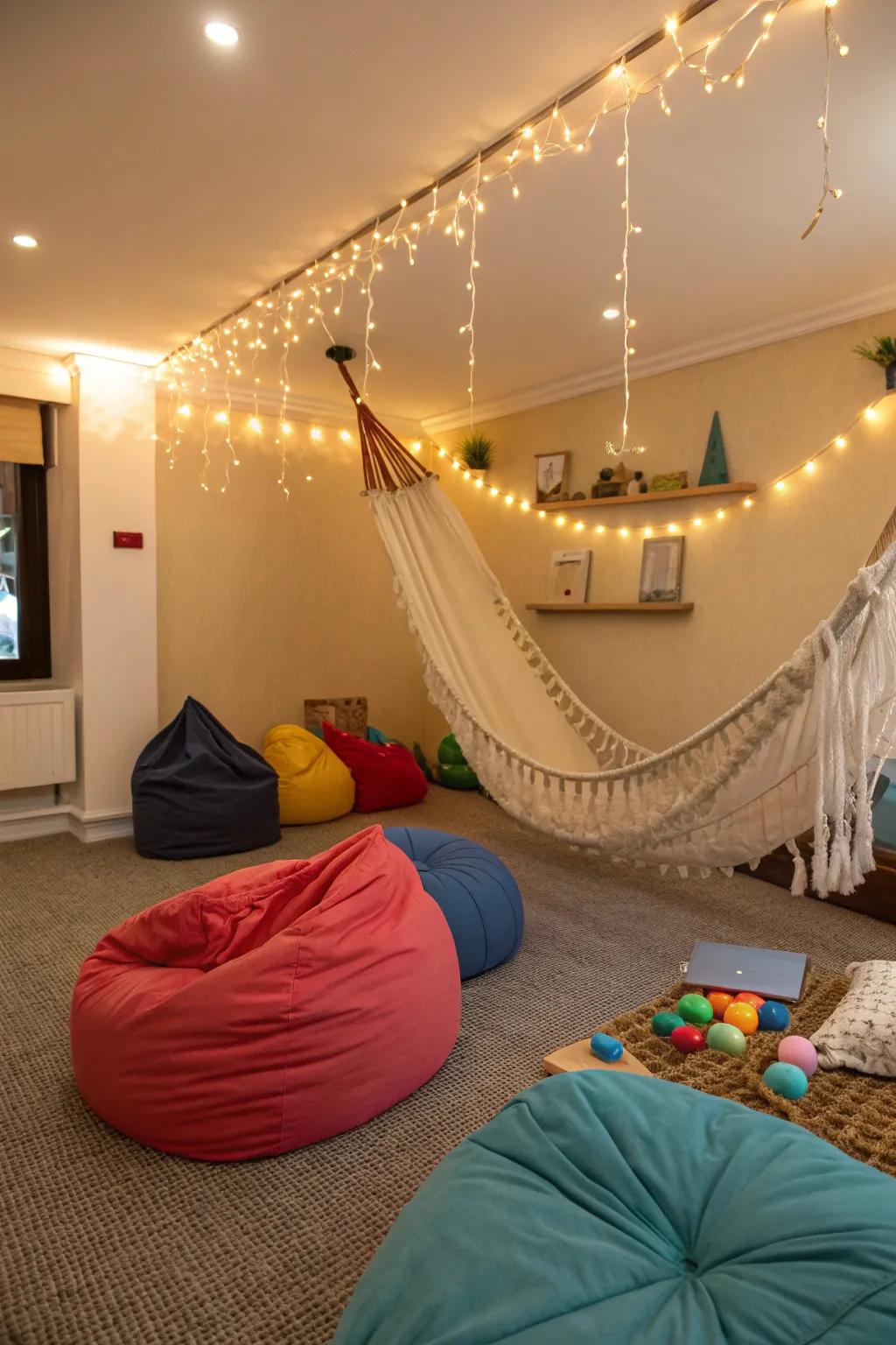 Provide a space for relaxation with seating.