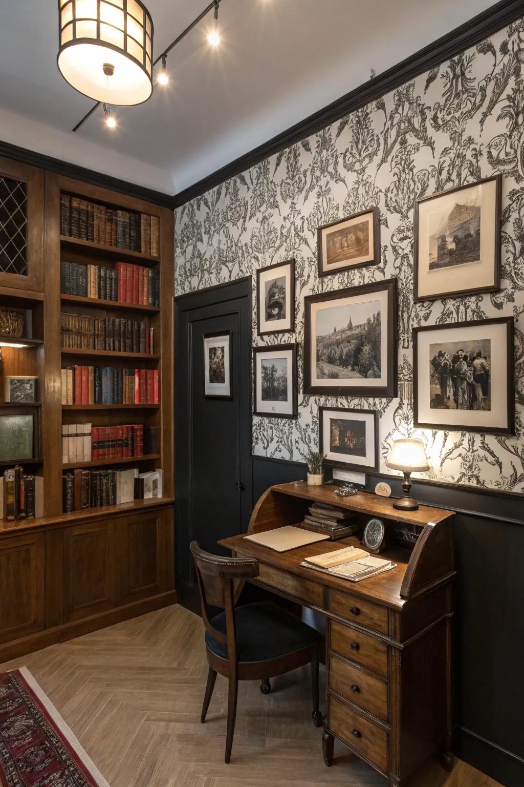 Past photographs add charm and nostalgia to your design.