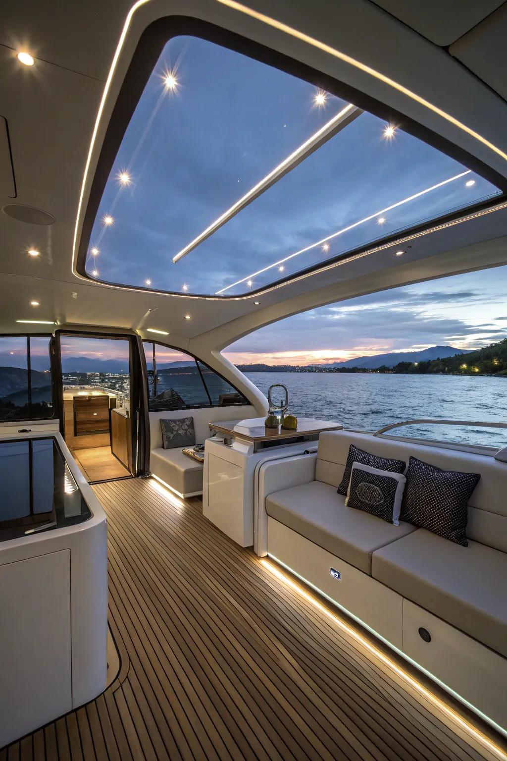 LED lighting improvements boosting energy efficiency and style.