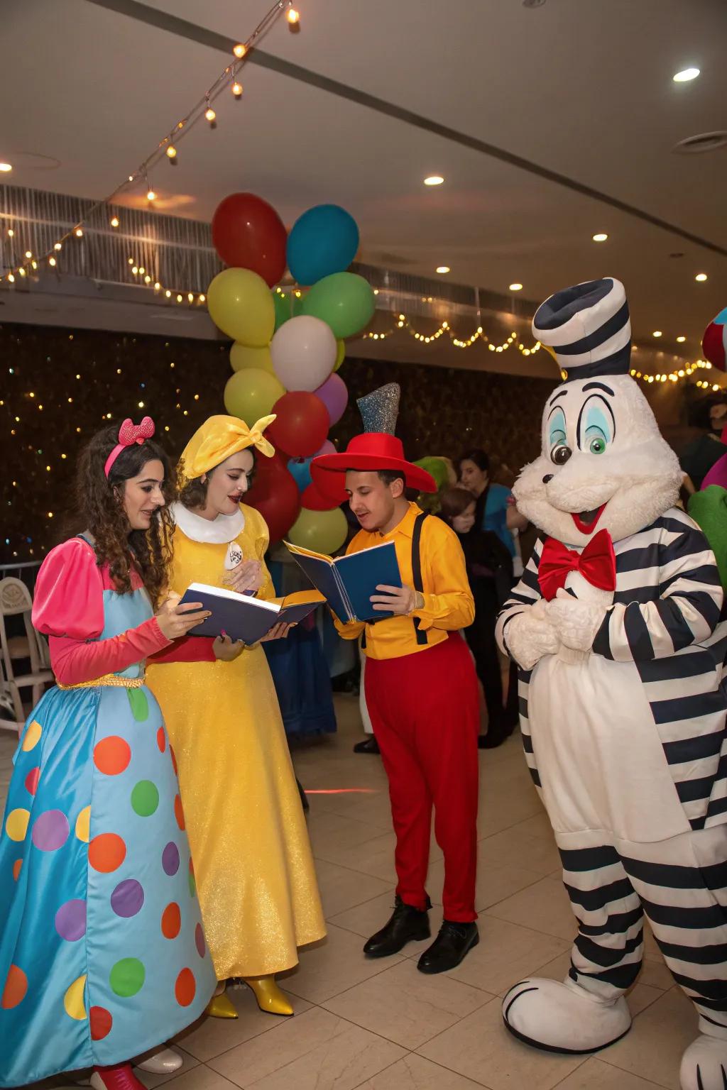 Guests dressed as their favorite book characters.