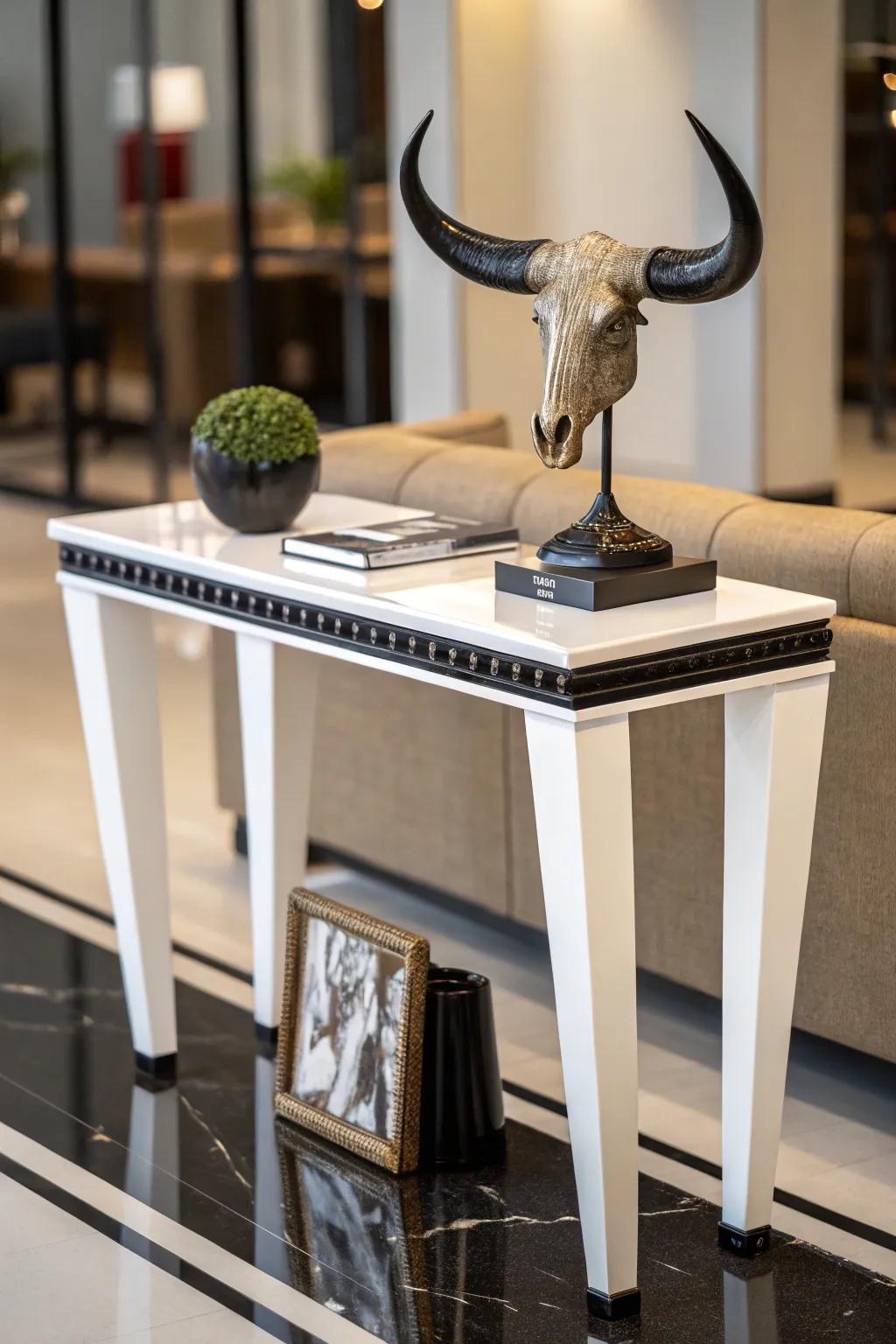 Create a statement with standalone design.