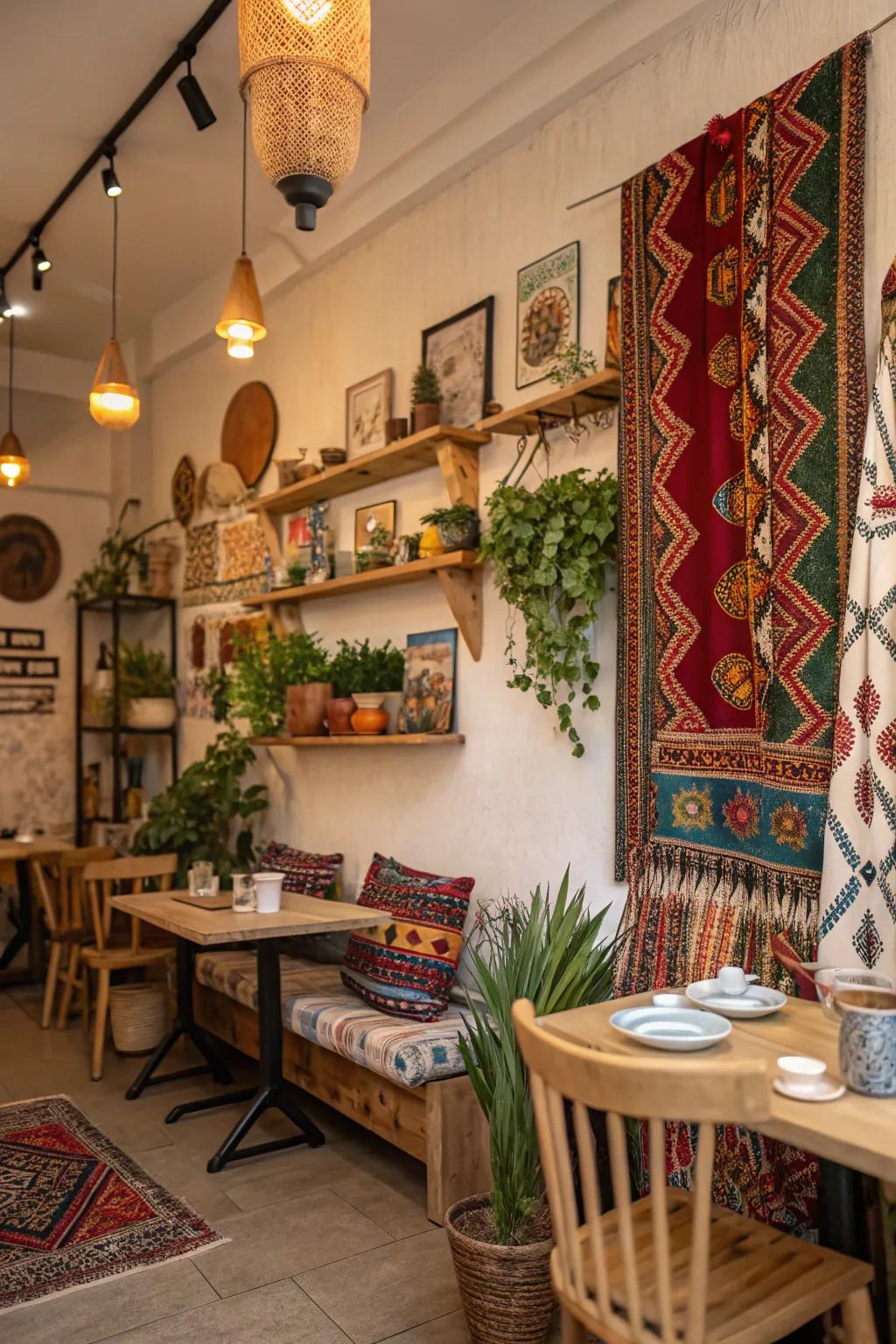 Cultural elements include a personal touch to your home cafe.