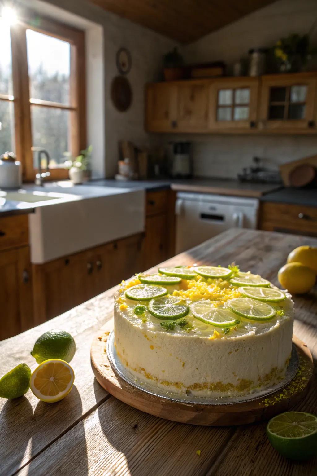 A citrus splash cake that’s full of zest and flavor.