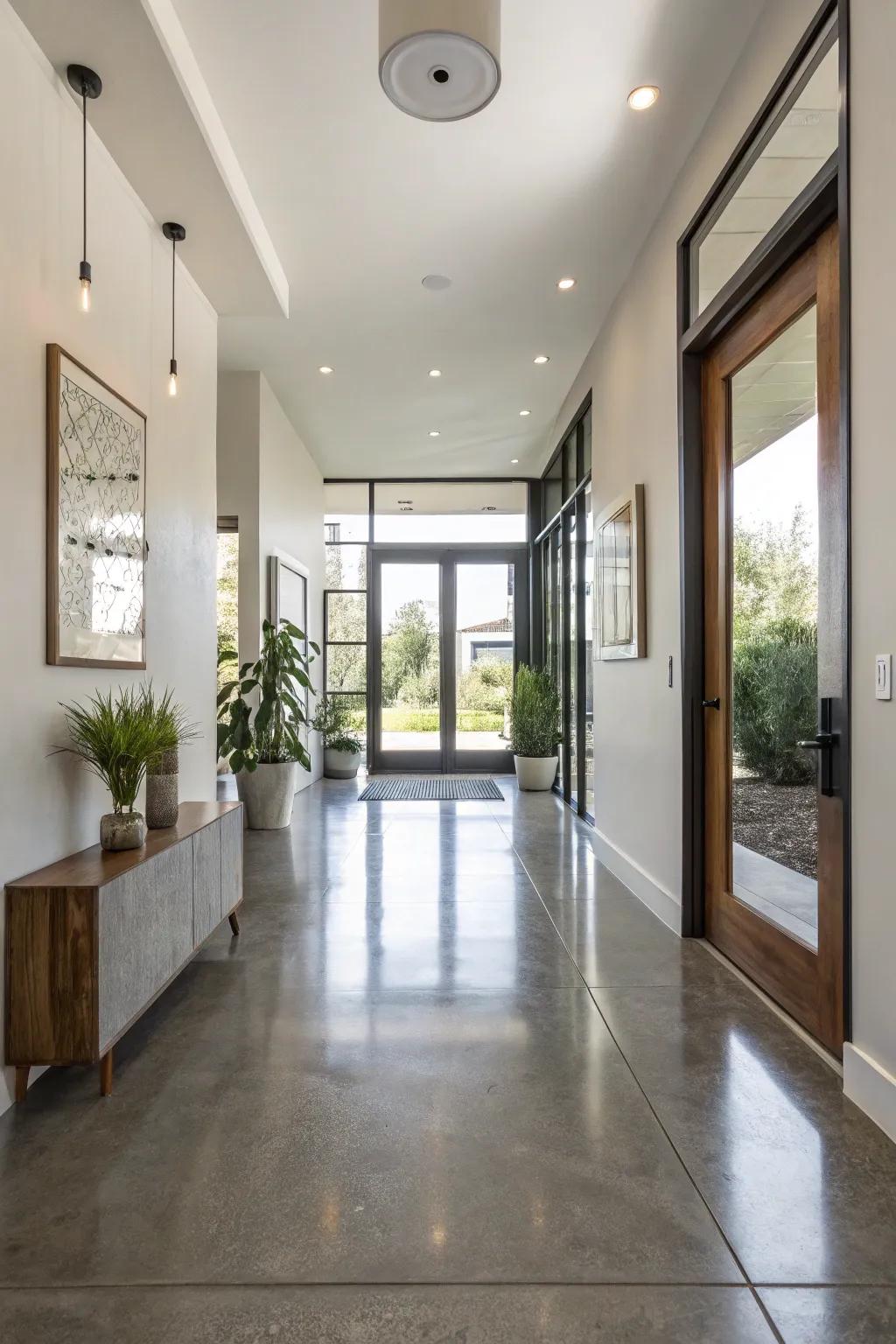 Polished concrete: simpleness satisfies refinement.