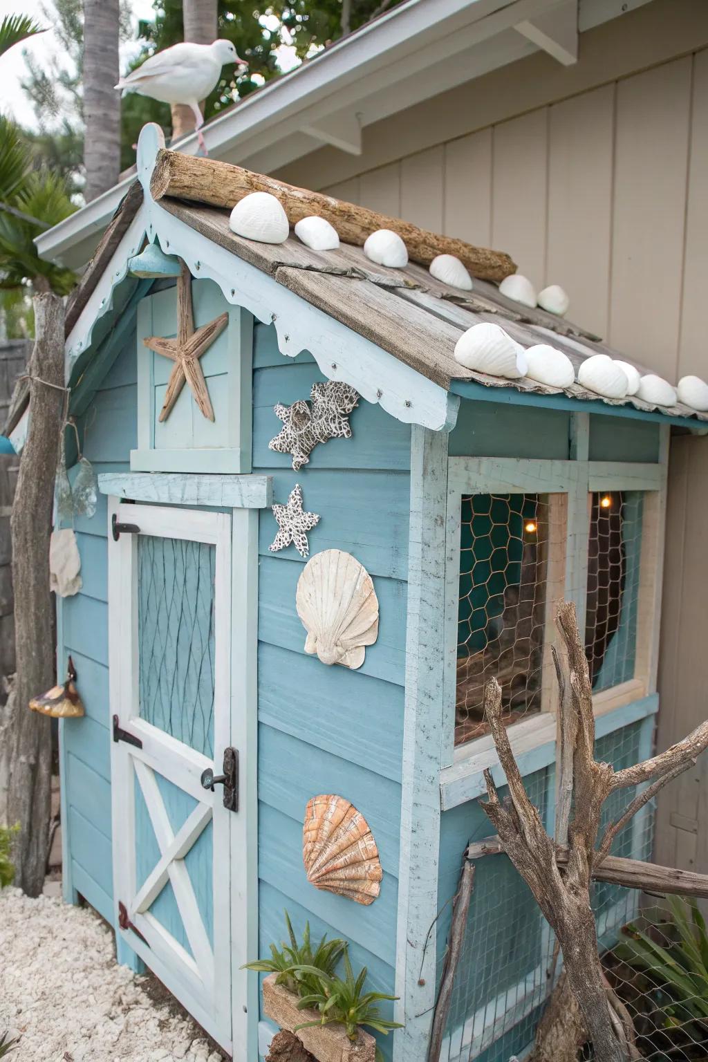 A themed conception affords your hen house a cohesive and unparalleled aesthetic.