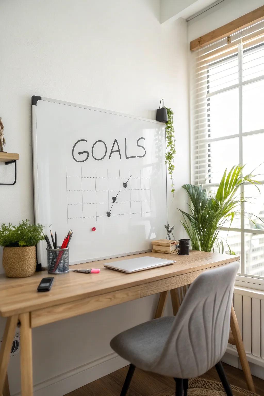 Remain fixated on your target through objective-setting.